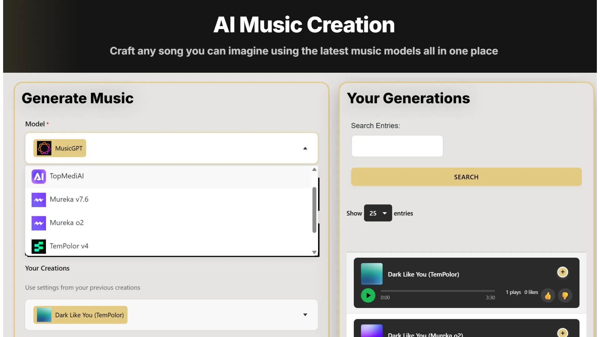 AI Music Generator